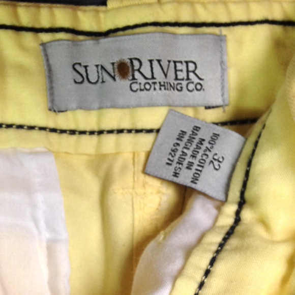 Sunriver Mens Khaki Shorts - Picture 2 of 2